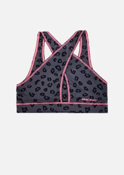 Brassière de bain XLENNOX - LEOPARD DARK IRON