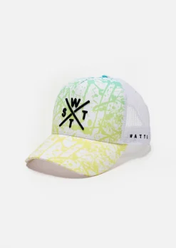 Casquette R-TOKYO - DRIPPING BLUE / GREEN