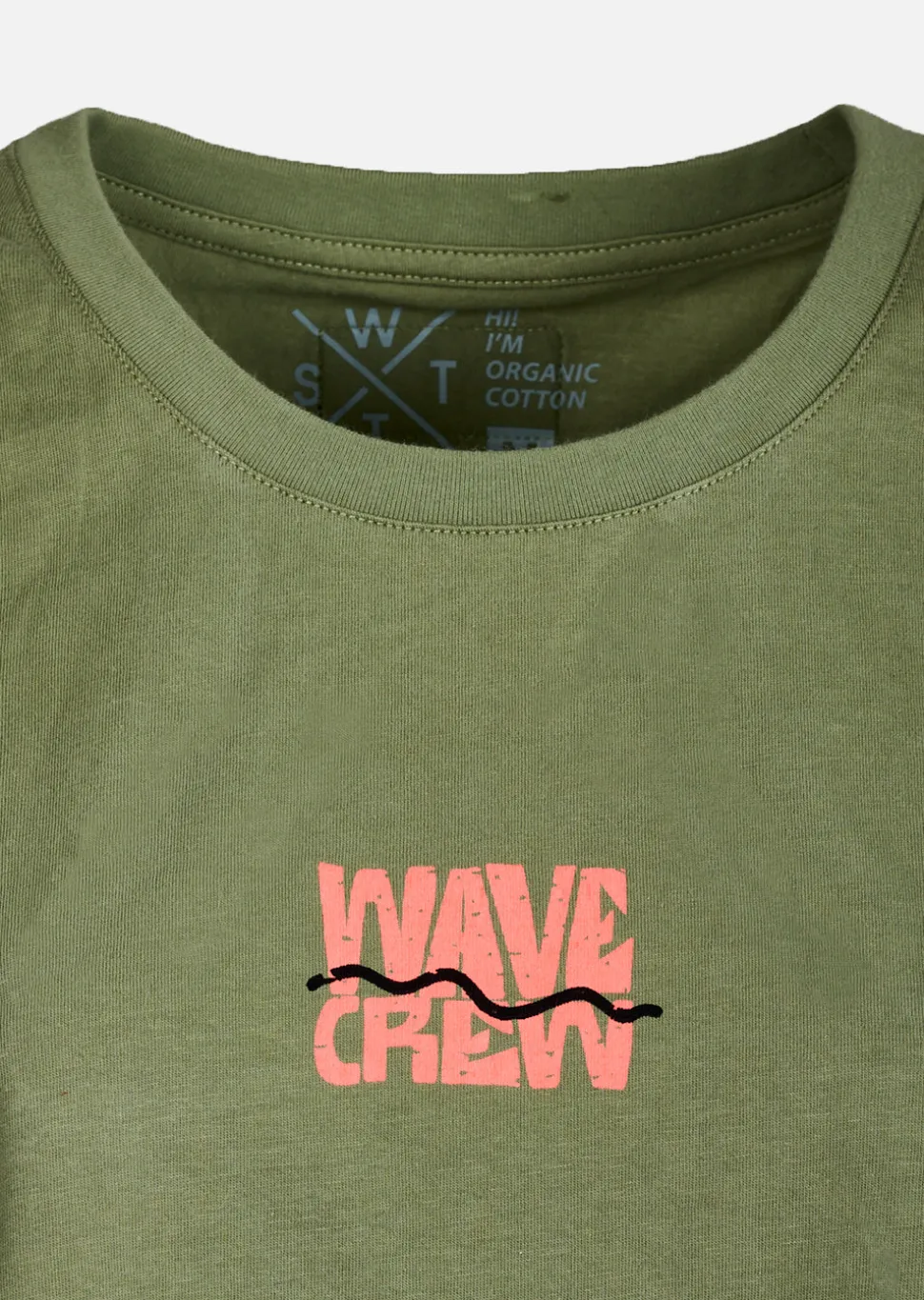Crop T-shirt XTOP - OLIVE