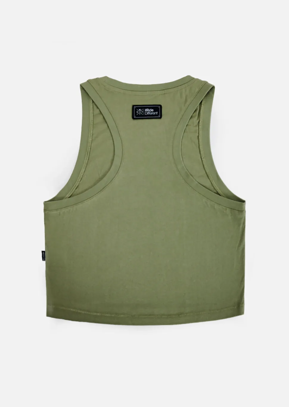 Crop T-shirt XTOP - OLIVE