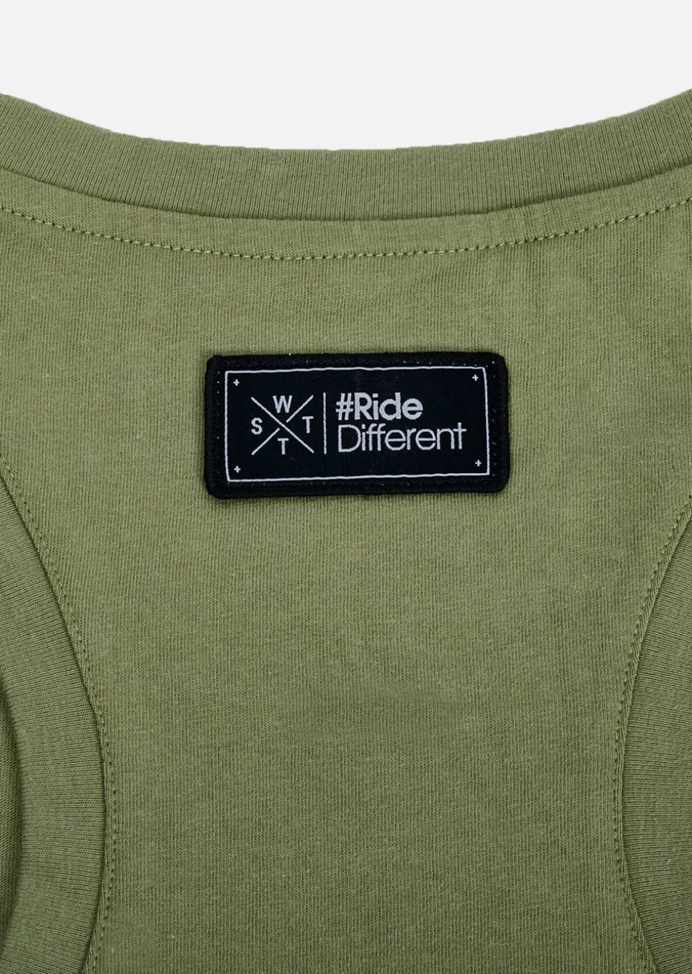 Crop T-shirt XTOP - OLIVE