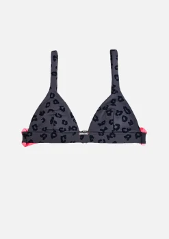Haut de maillot NASSAU - LEOPARD DARK IRON