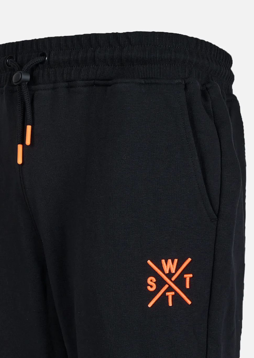 Jogging YARDS junior - Noir et Orange Fluo