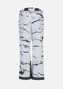 Pantalon de ski junior X-JIB - Camouflage Blanc