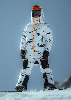 Pantalon de ski X-Jib - Camouflage Blanc