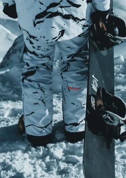 Pantalon de ski X-Jib - Camouflage Blanc