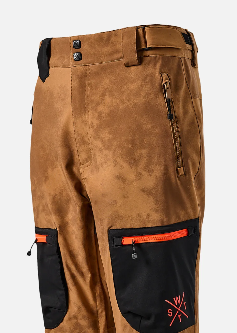 Pantalon de ski X-Jib - Marron Tie and Dye