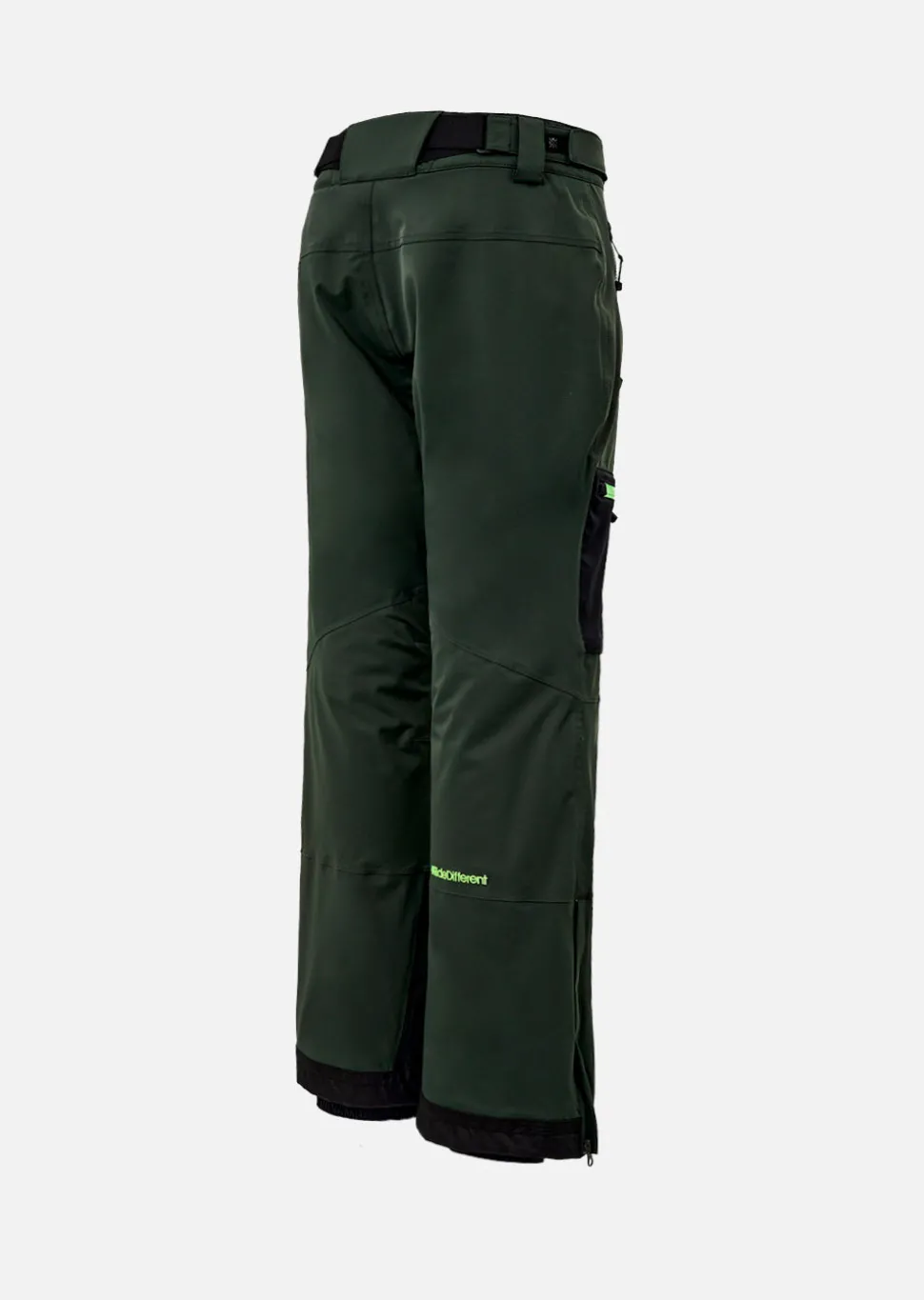 Pantalon de ski X-Jib - Vert Foncé et Vert Fluo