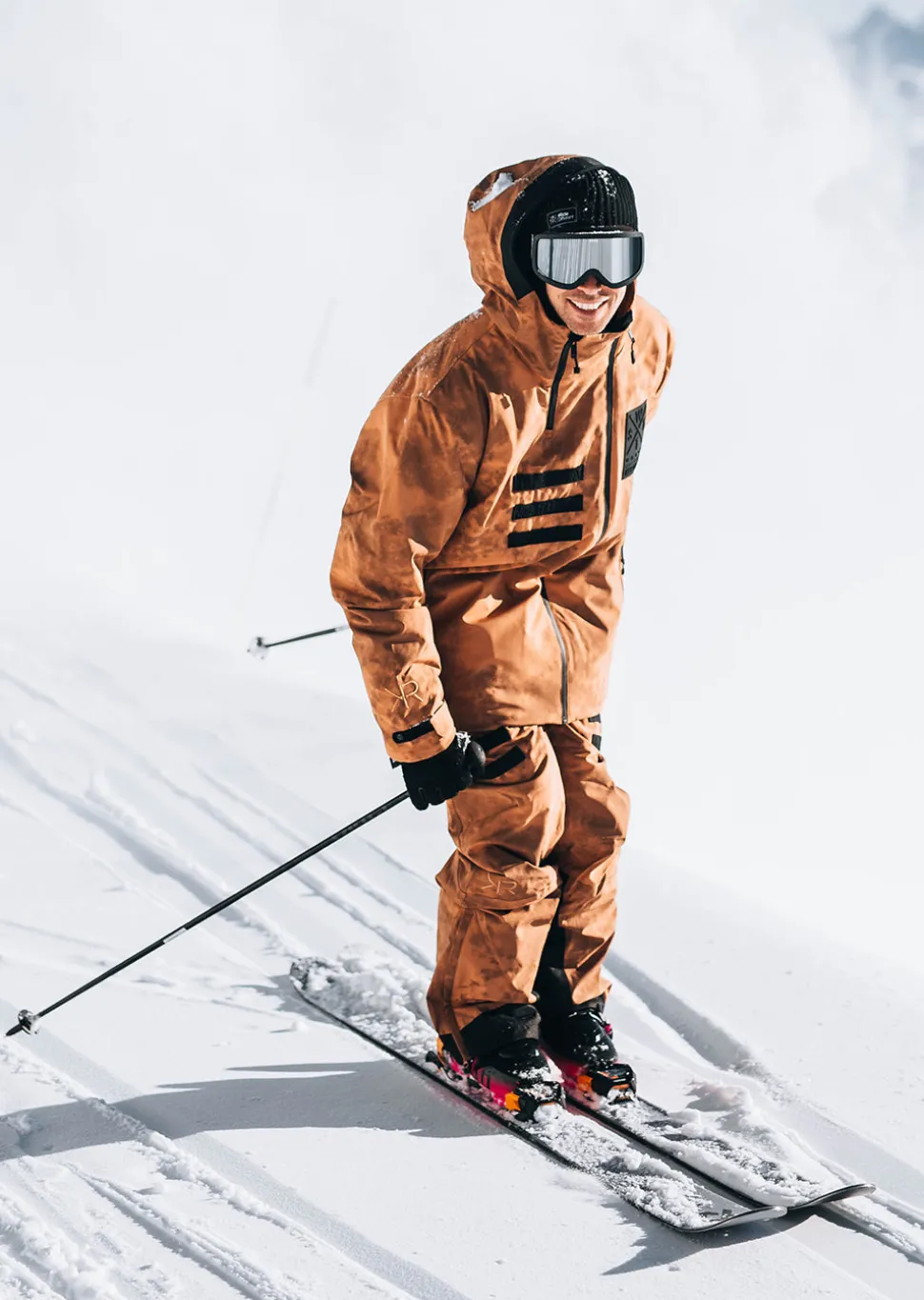 Pantalon de ski X-Rodeo X Kevin Rolland - Marron Tye & Dye