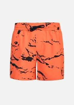 Short de bain R-Freshy - Minimal Camo Orange Corail