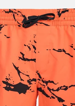 Short de bain R-Freshy - Minimal Camo Orange Corail