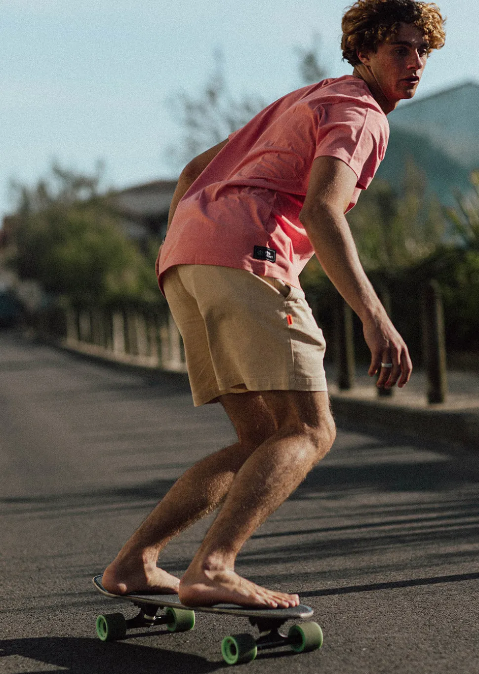 Short en coton Edge - Beige