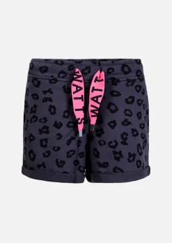 Short NOOSA - LEOPARD DARK IRON