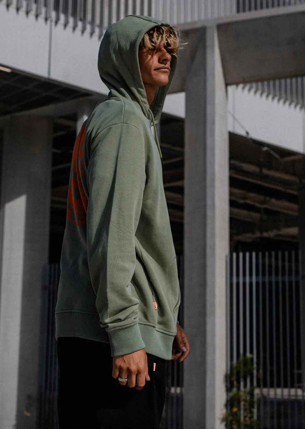 Sweat à Capuche Crush - Olive