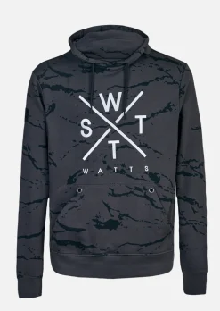 Sweat à capuche SPRAY - MINIMAL CAMO DARK IRON