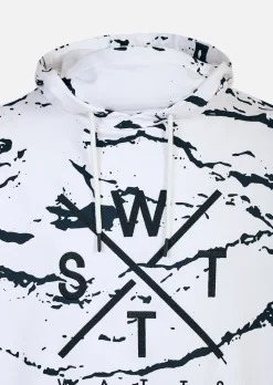 Sweat à capuche SPRAY - MINIMAL CAMO WHITE