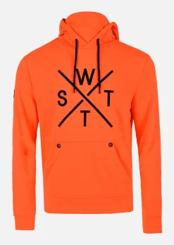 Sweat à capuche SPRAY - ORANGE FLUO