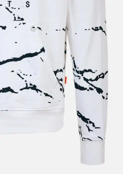 Sweat à capuche SPRAY Junior - MINIMAL CAMO WHITE