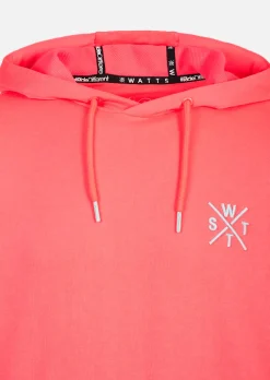 Sweat à capuche SPRAYS - FLUO PINK / ICE BLUE