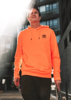 Sweat à capuche SPRAYS - Orange Fluo