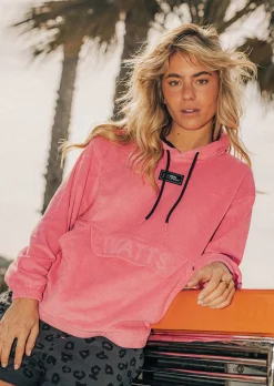 Sweat à capuche Updown - Hot Pink