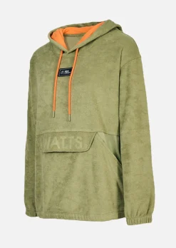 Sweat à capuche Updown - Olive