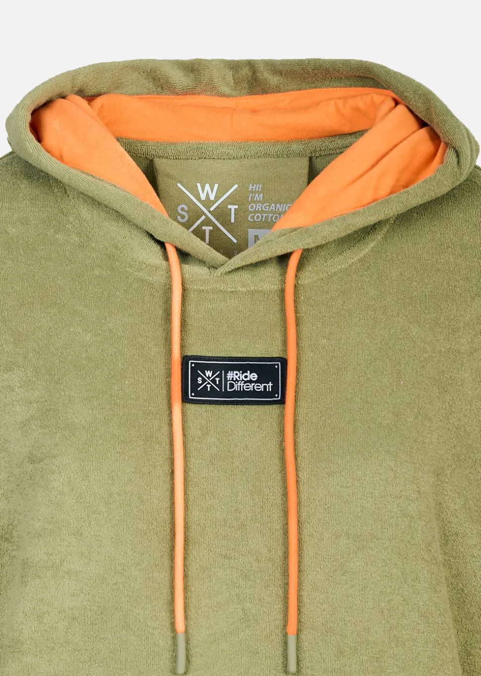 Sweat à capuche Updown - Olive