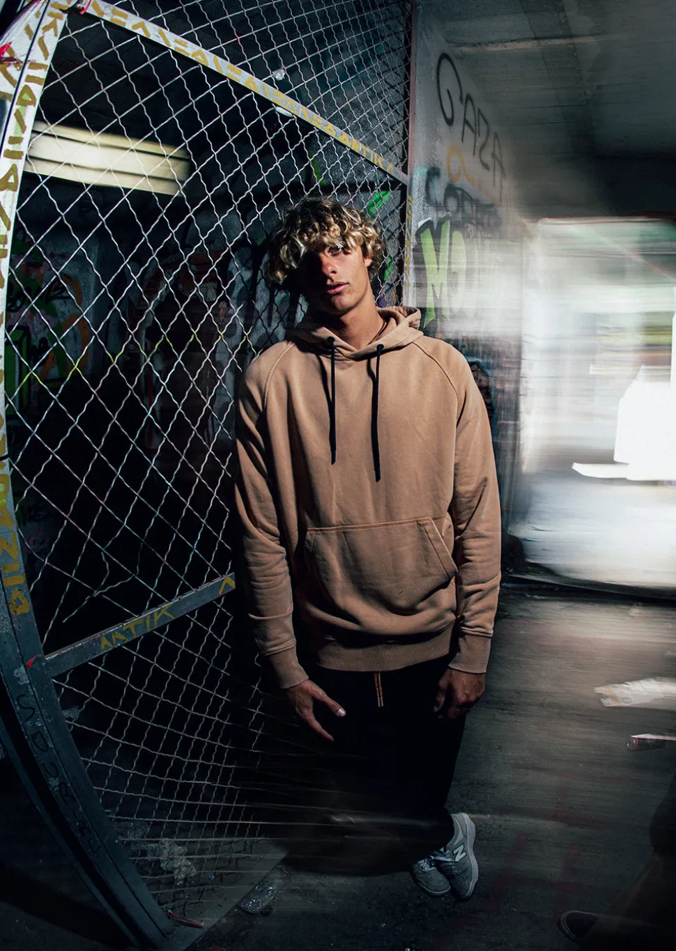 Sweat à capuche X-Dark - Marron Tabac