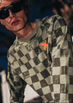Sweat X-CHESS - RETRO OLIVE