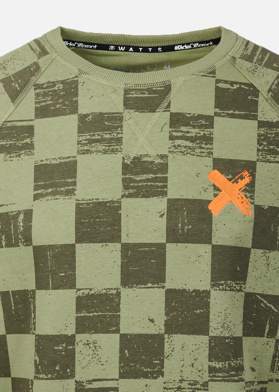 Sweat X-CHESS - RETRO OLIVE