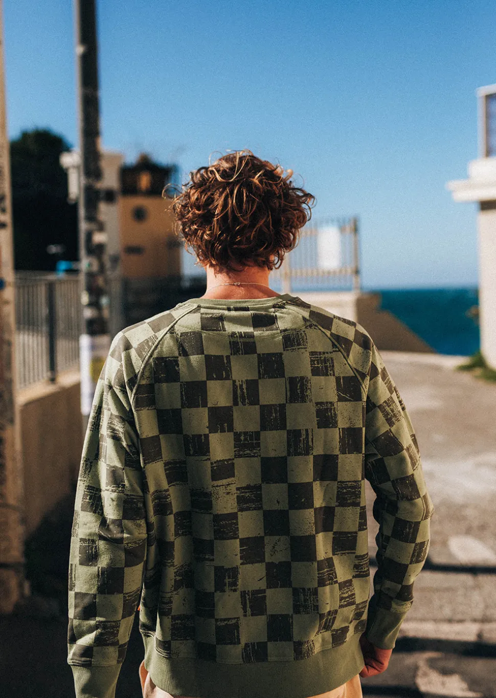 Sweat X-CHESS - RETRO OLIVE