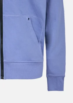 Sweat zip à capuche Blunt - Bleu Denim