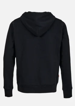 Sweat zip à capuche Blunt - Noir / Orange Fluo