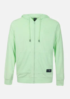 Sweat zip capuche UPWARD - VERT PASTEL