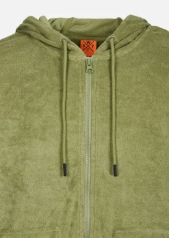 Sweat zip capuche UPWARD - OLIVE