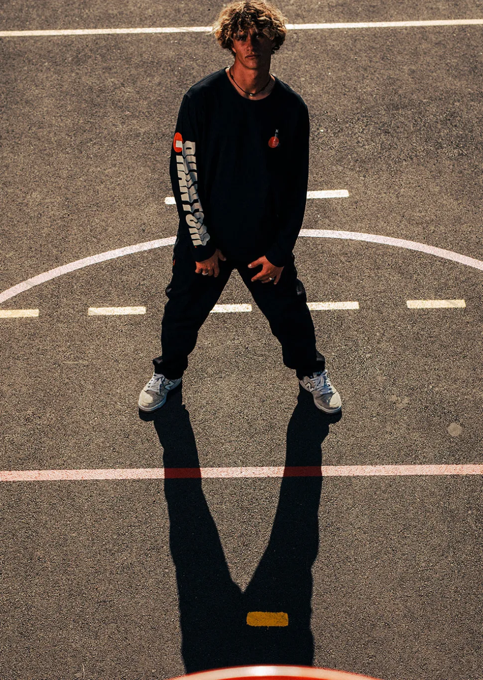 T-shirt manche longue Kobe - Noir