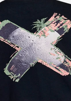 T-shirt MOON - FULL BLACK