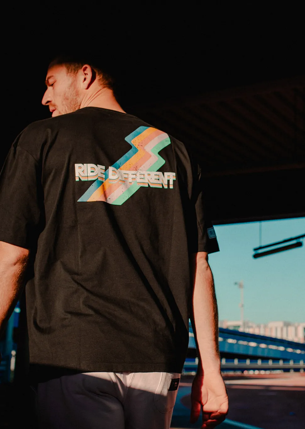 T-shirt Thunder - Noir