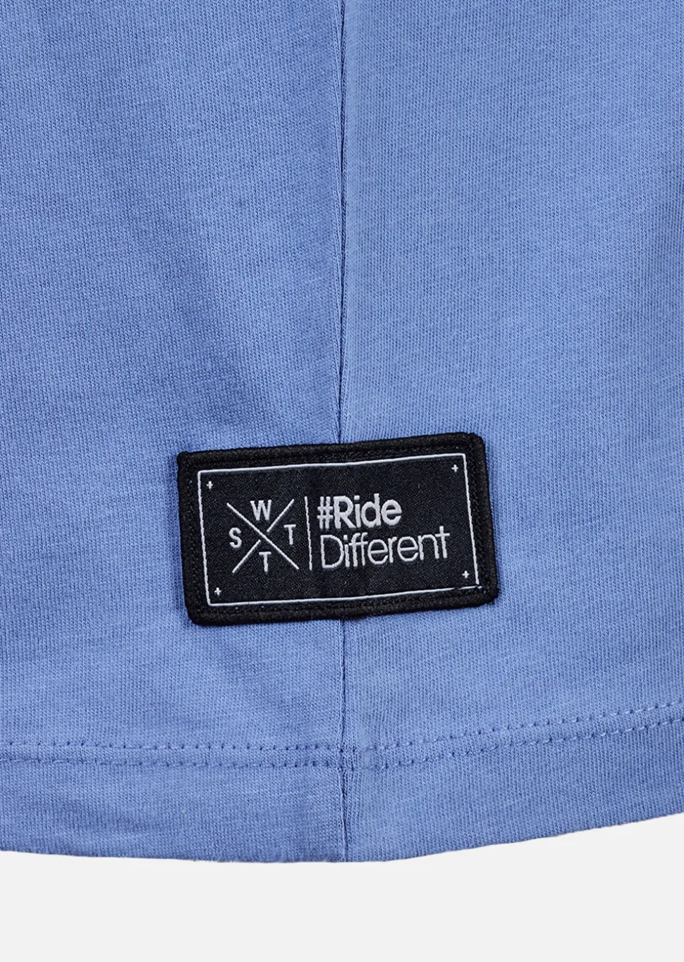 T-shirt WATTS01 - BLEU DENIM
