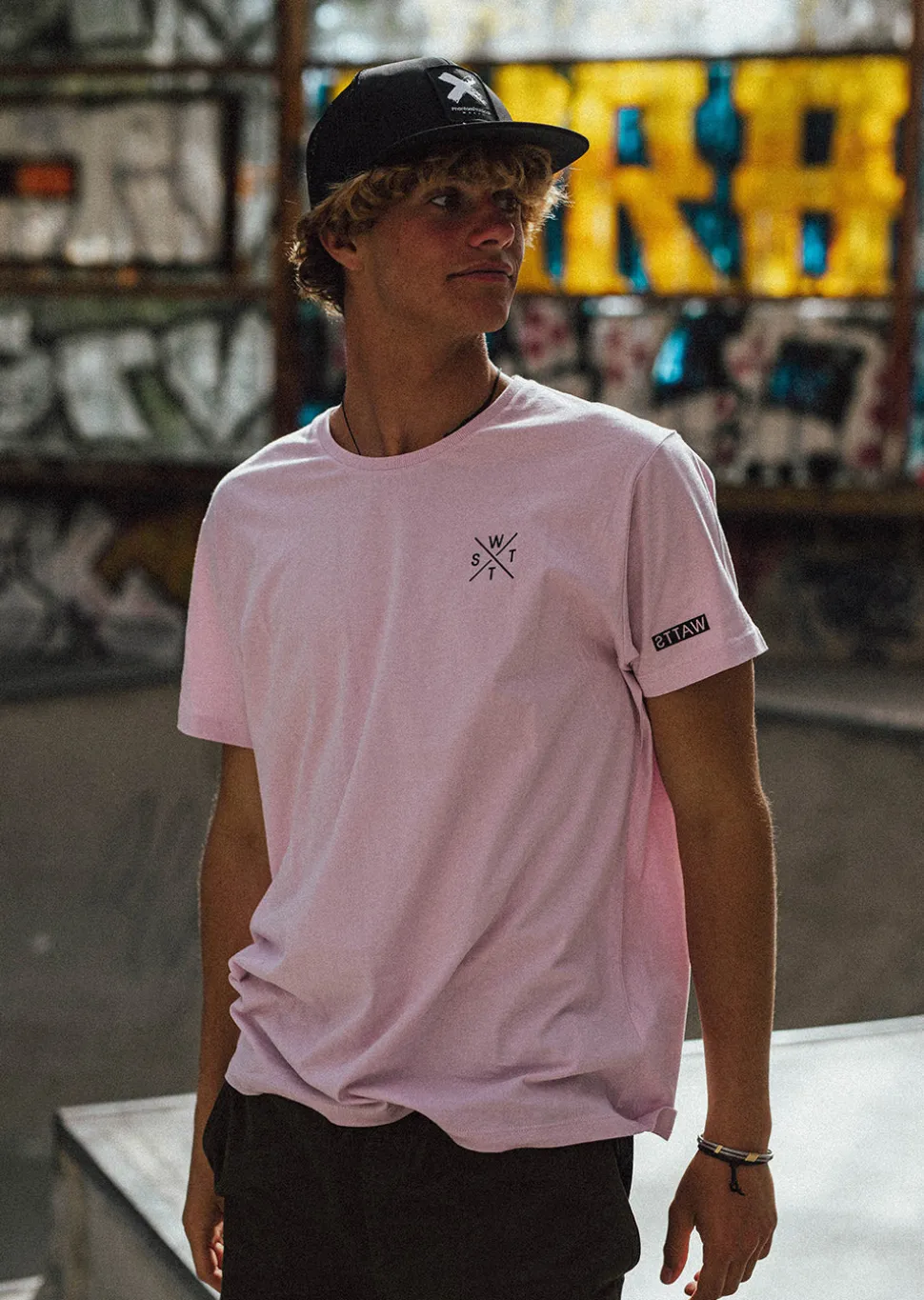 T-Shirt Watts01 - Lilas
