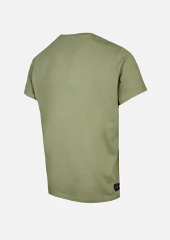 T-shirt WATTS01 - OLIVE / ORANGE
