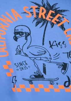 T-shirt XFLAM Junior - BLEU DENIM