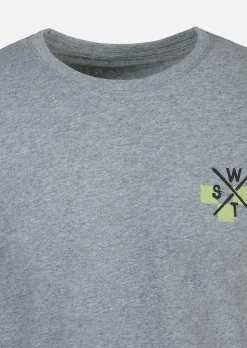 T-shirt XFLAM Junior - MEDIUM MISTY GREY