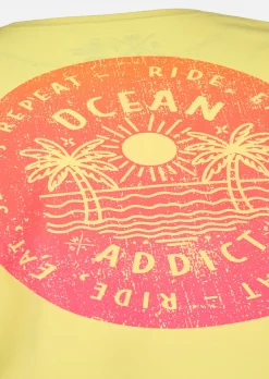 T-shirt XOCEAN - JAUNE CLAIR
