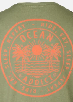 T-shirt XOCEAN Junior - OLIVE