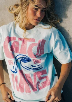 T-shirt XWAVES - ICE BLUE
