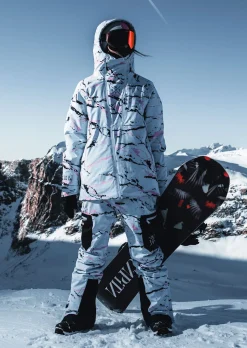 Veste de ski Venom-G - Camouflage Bleu Clair