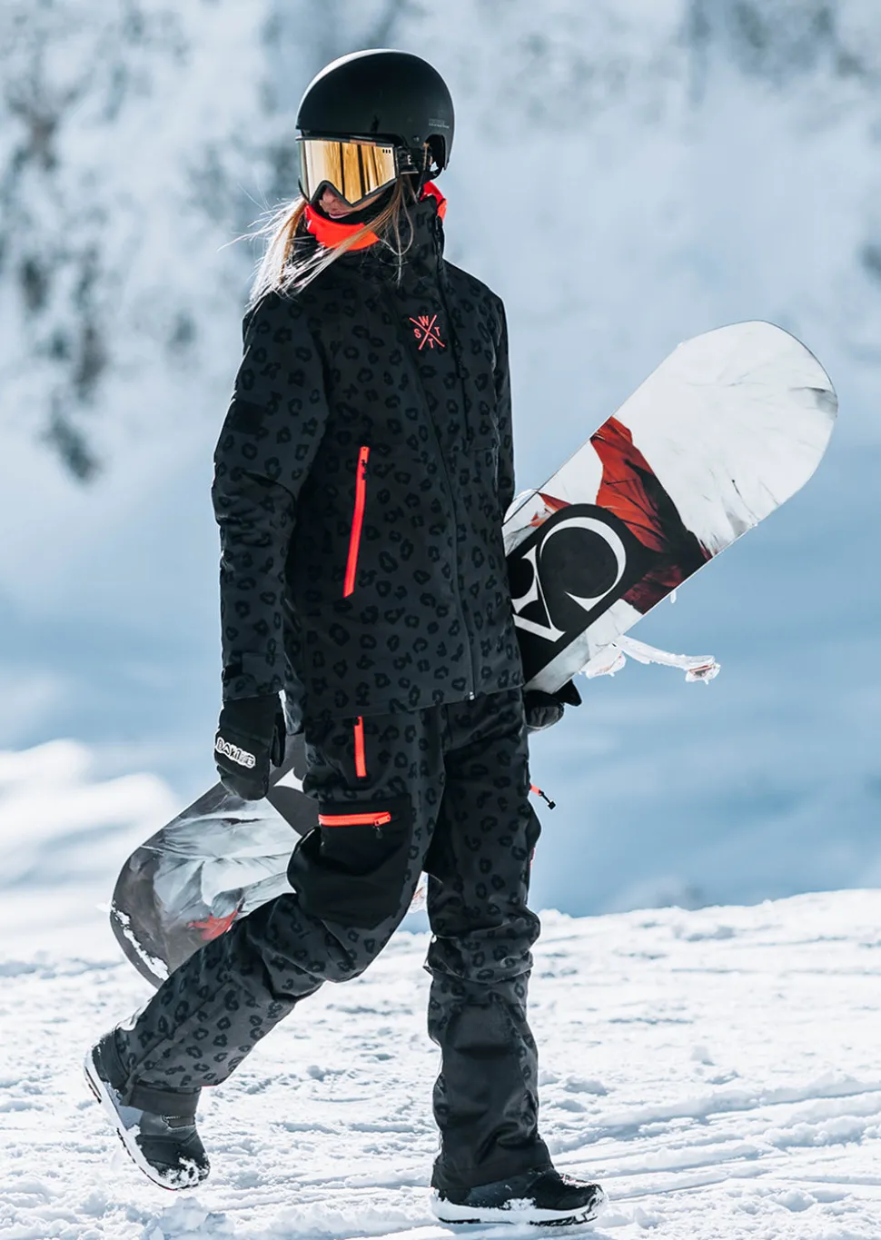 Veste de ski Venom-G - Imprimé Léopard Noir