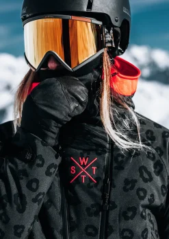 Veste de ski Venom-G - Imprimé Léopard Noir