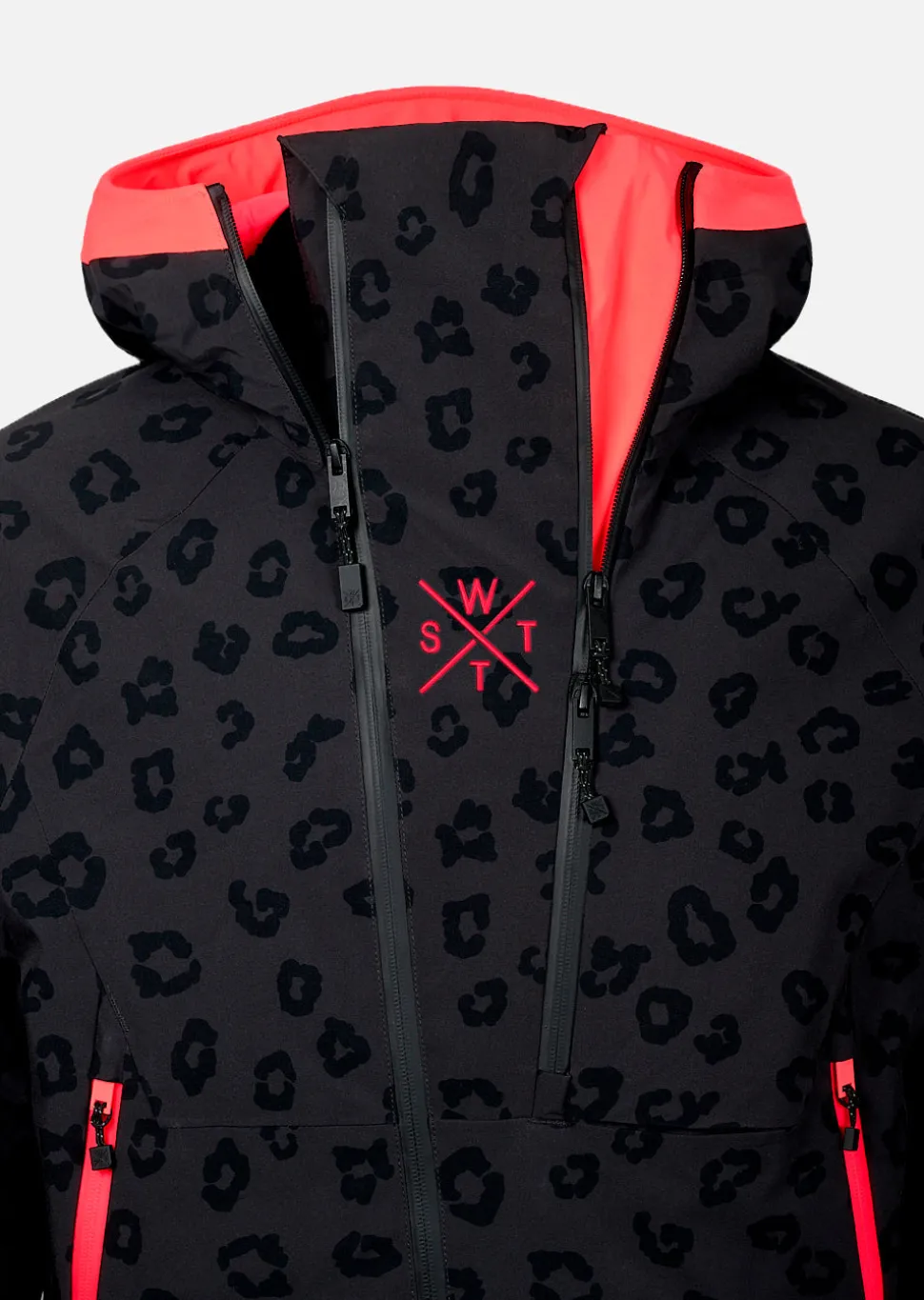 Veste de ski Venom-G - Imprimé Léopard Noir
